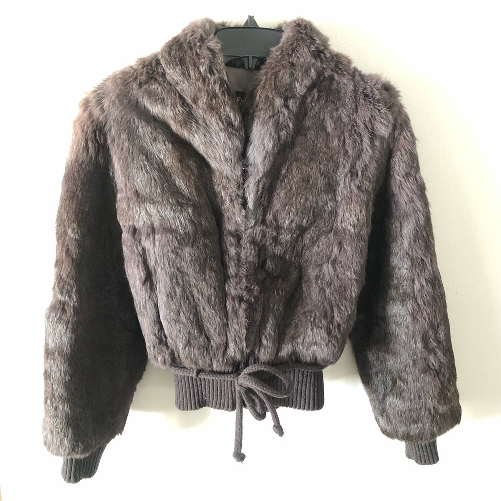 🔥 VTG Dino Ricco Rabbit Fur Coat